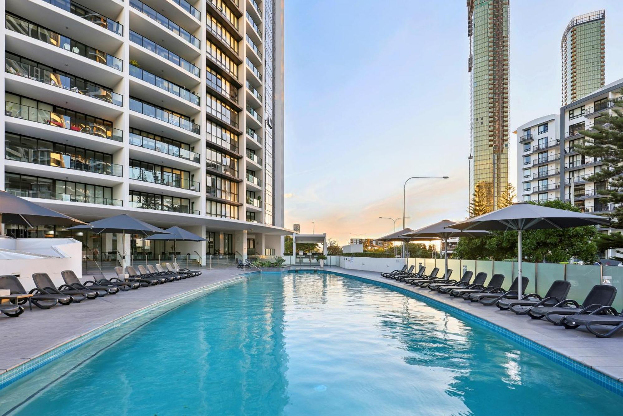 Ocean View 3-Bed With Gym, Pool, Sauna & Parking Gold Coast Luaran gambar